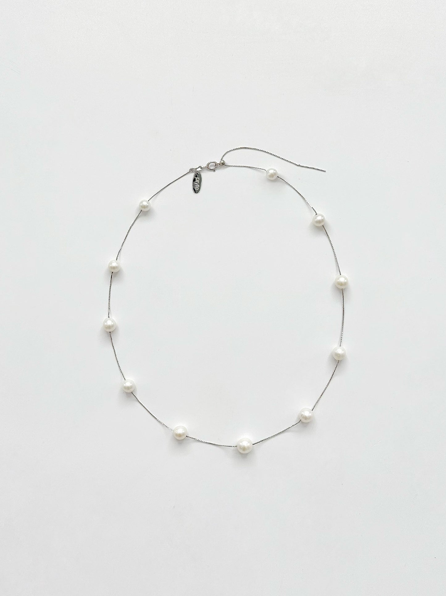 White Anchor Necklace