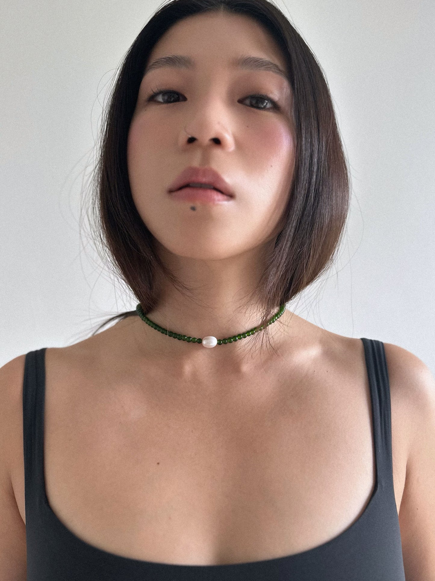 Agate Beads Siren Necklace