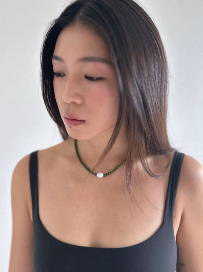 Agate Beads Siren Necklace