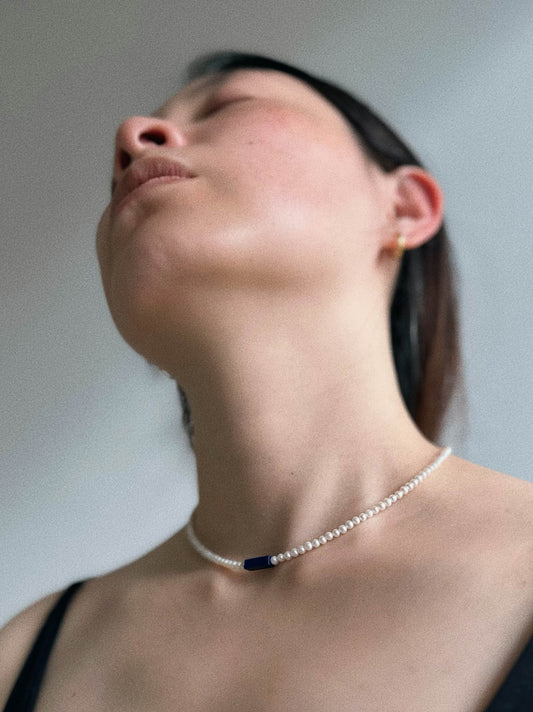 Lapis Lazuli Siren Necklace