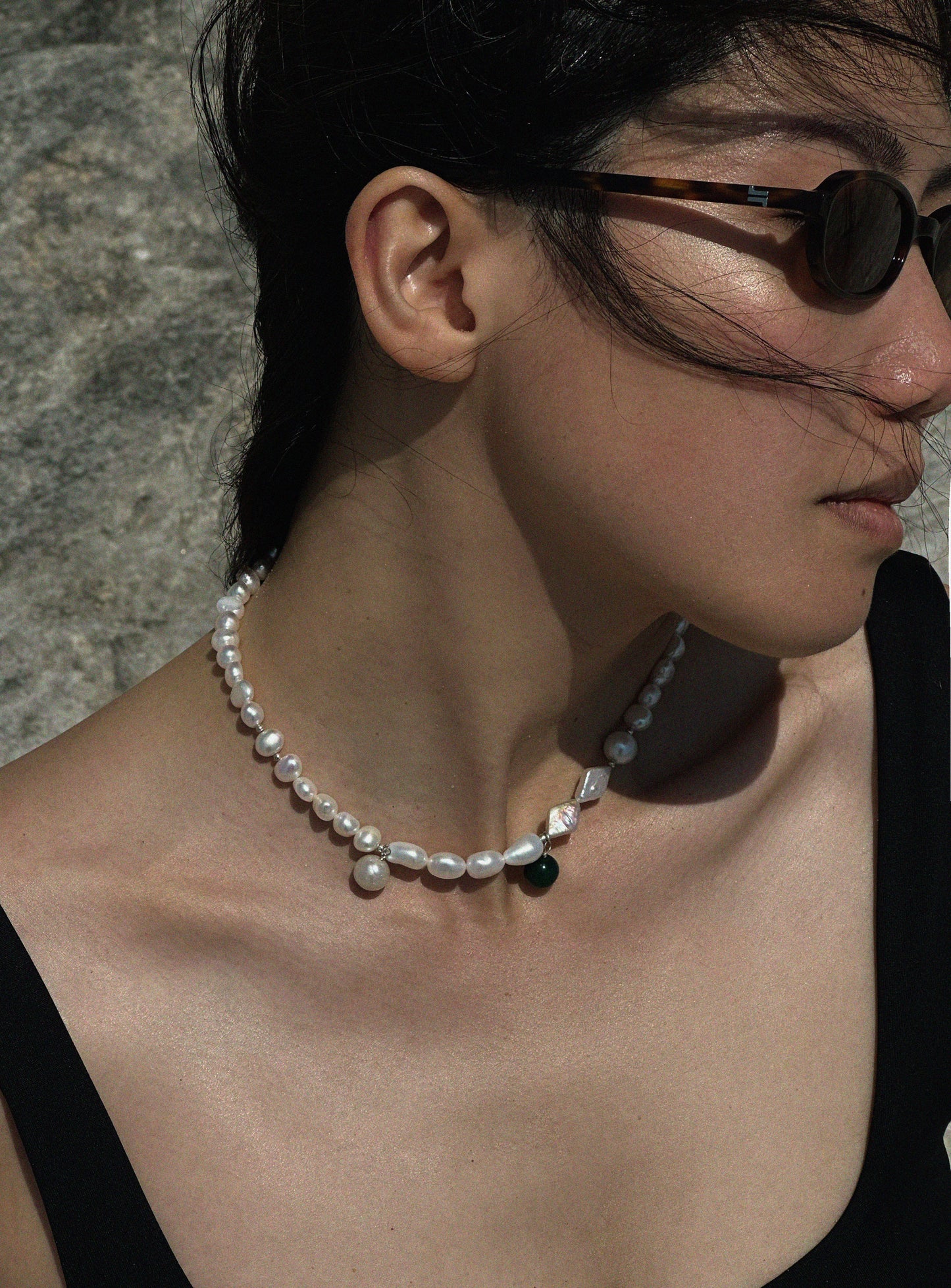 Agate Siren Necklace