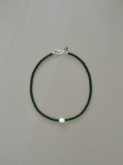 Agate Beads Siren Necklace