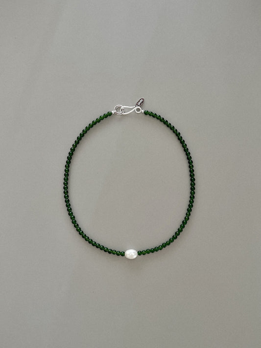 Agate Beads Siren Necklace