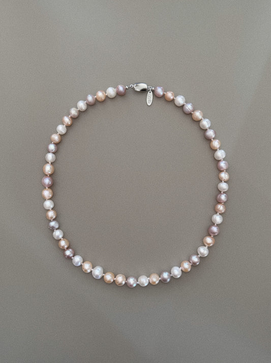 Multi Color Coral Necklace
