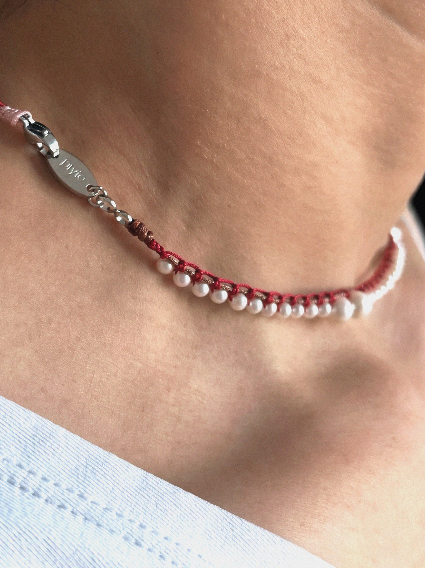 Ripple Tide Knot Necklace