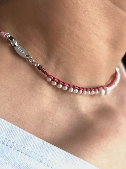 Ripple Tide Knot Necklace