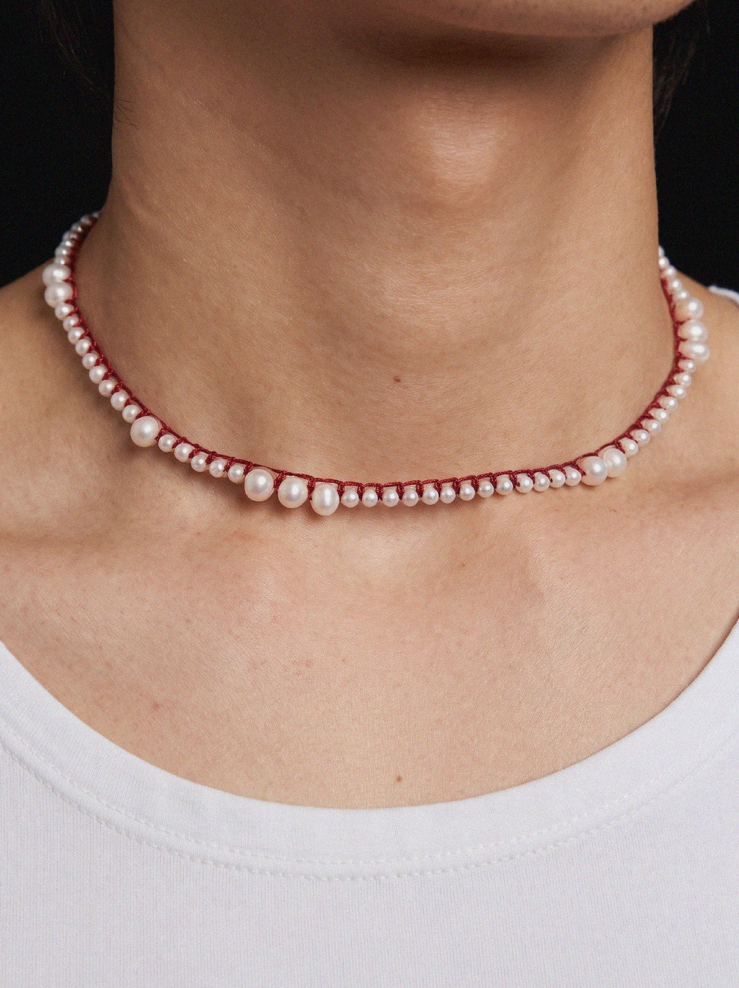 Ripple Tide Knot Necklace