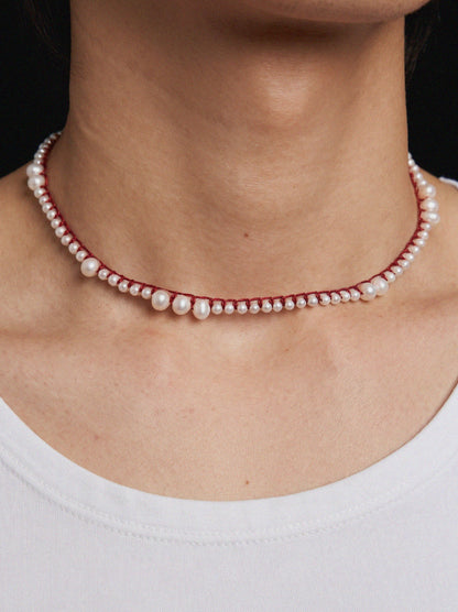 Ripple Tide Knot Necklace