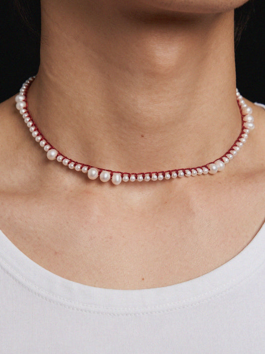 Ripple Tide Knot Necklace