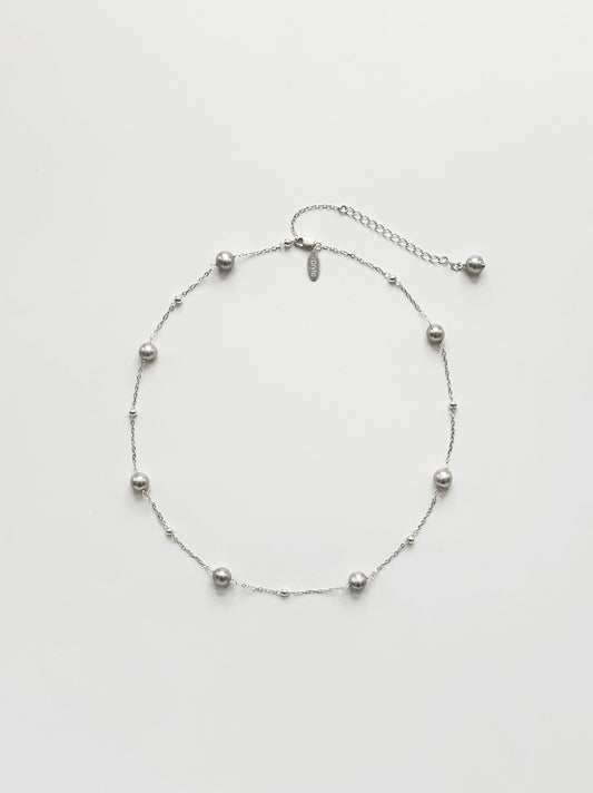 Silver Anchor Necklace