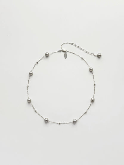 Silver Anchor Necklace