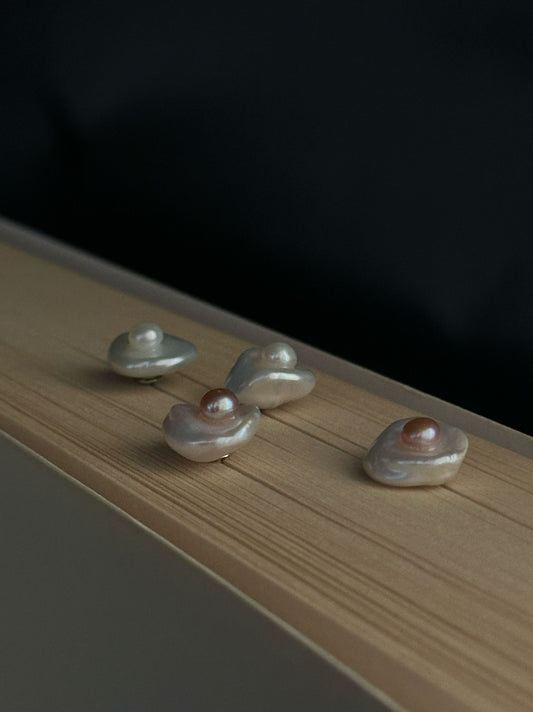Baroque Shell Ear Studs