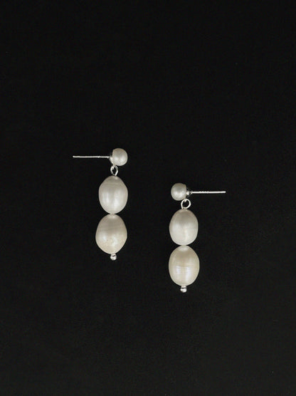 Large Baroque Siren Earrings