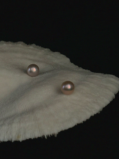 Large Pearl Ear Studs