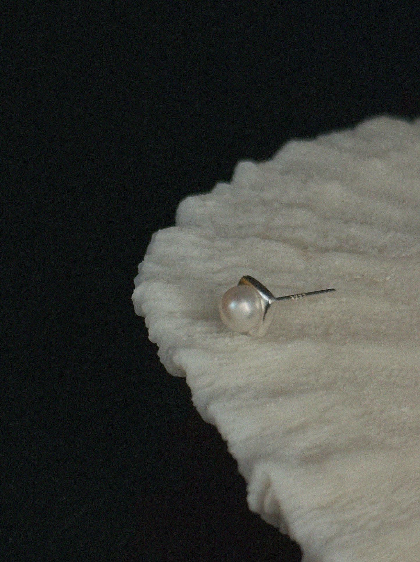 Silver Tide Ear Studs